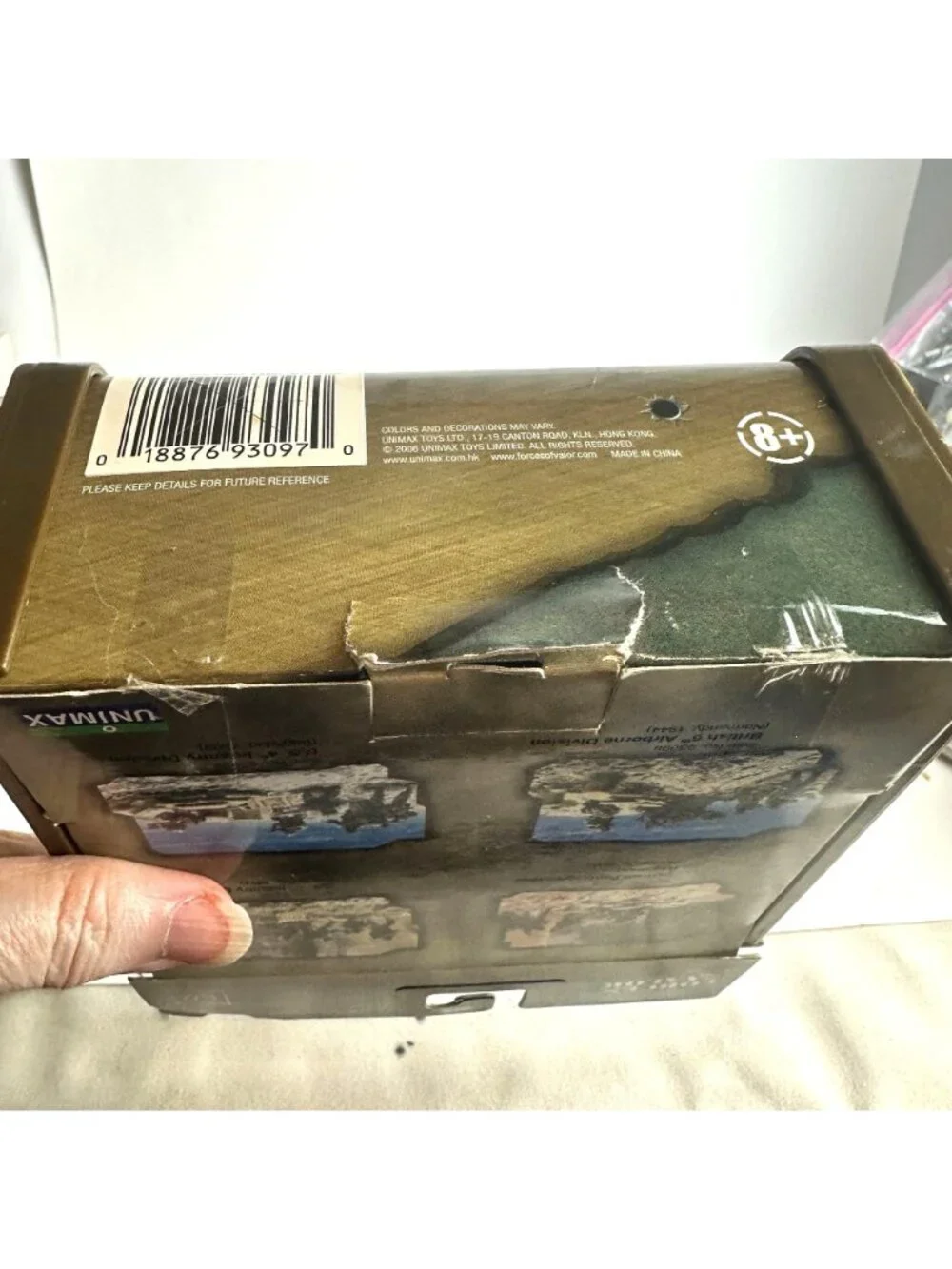 Forces Of Valor 1:72 M4A1 Sherman Tank & 7th Infantry Diecast WWII DAMAGED BOXES